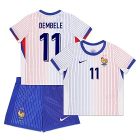Francie Dembele 11 Venkovní ME 2024 - Dětské Fotbalové Dresy (S/S)